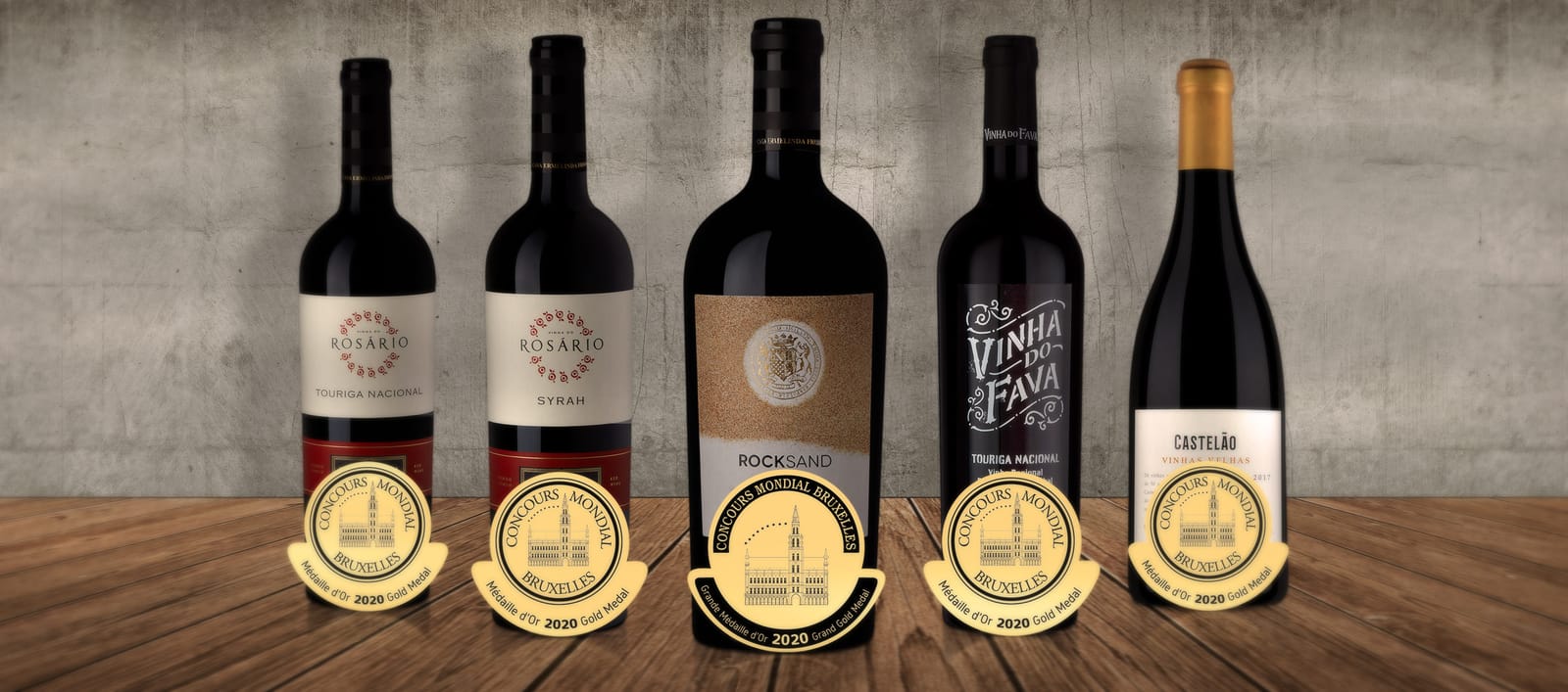 Casa Ermelinda Freitas galardoada em Bruxelas com 17 Prémios e Medalha Grande Ouro para Rocksand Shiraz