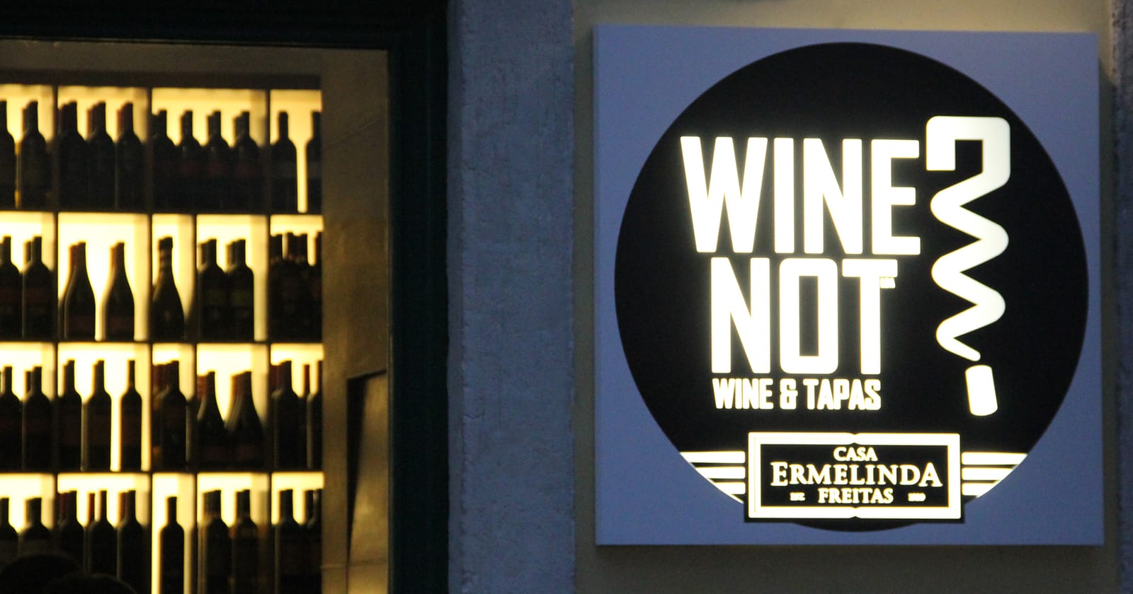 Winebar em Lisboa só com vinhos da Casa Ermelinda Freitas - Wine Not?